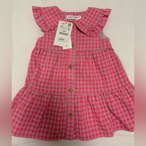 NWT zara checkered dress
